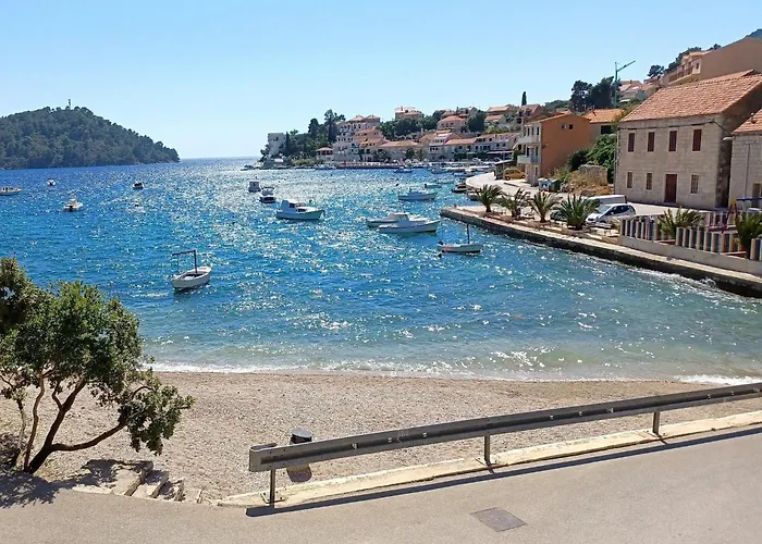 Bertie's - One Bedroom With Terrace And Sea View A2 公寓 Smokvica (Korcula)