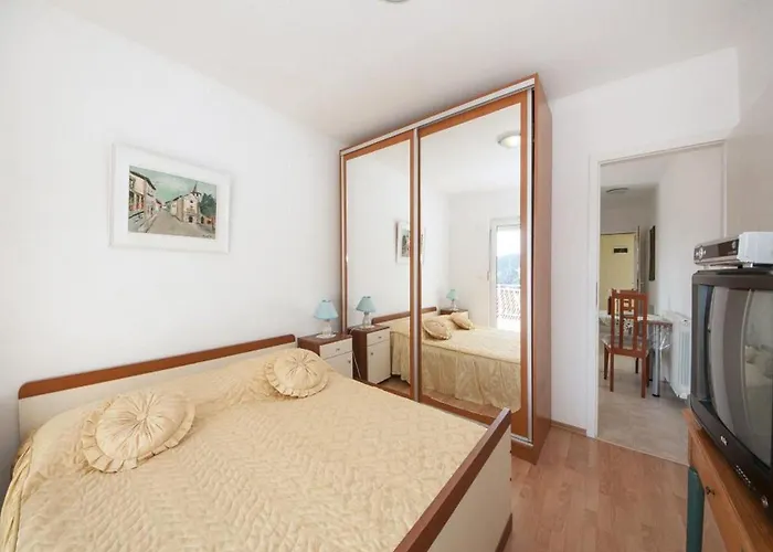 公寓 Bertie's - One Bedroom With Terrace And Sea View A2 Smokvica (Korcula)
