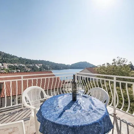 Apartmán Bertie's - One Bedroom With Terrace And Sea View A2 Smokvica (Korcula)