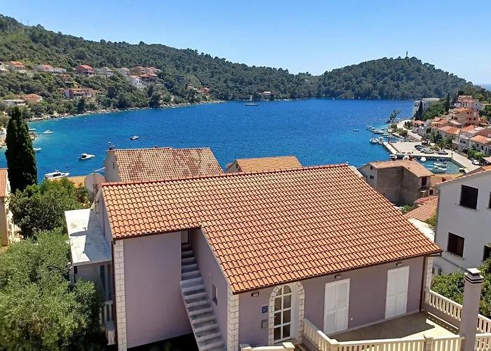 Bertie's - One Bedroom With Terrace And Sea View A2 Smokvica (Korcula)